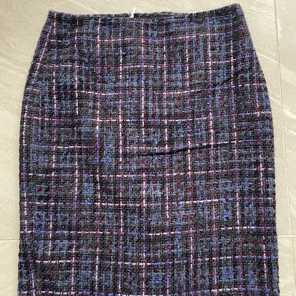 Karl Lagerfeld Paris Multicolor Tweed Skirt